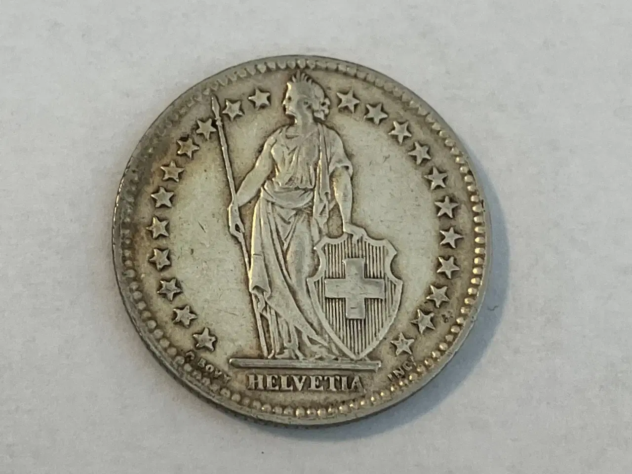 Billede 2 - 2 Francs Switzerland 1955