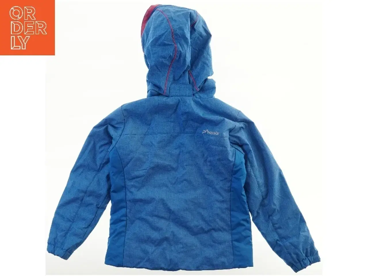 Billede 2 - Blå vinterjakke med hætte (str. 152)