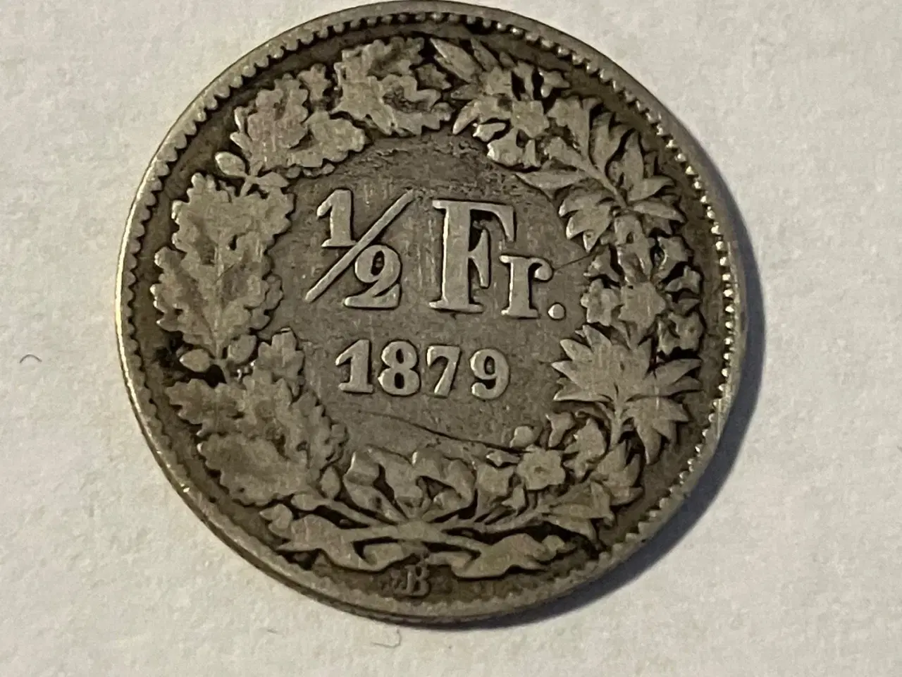 Billede 1 - 1/2 Franc Switzerland 1879