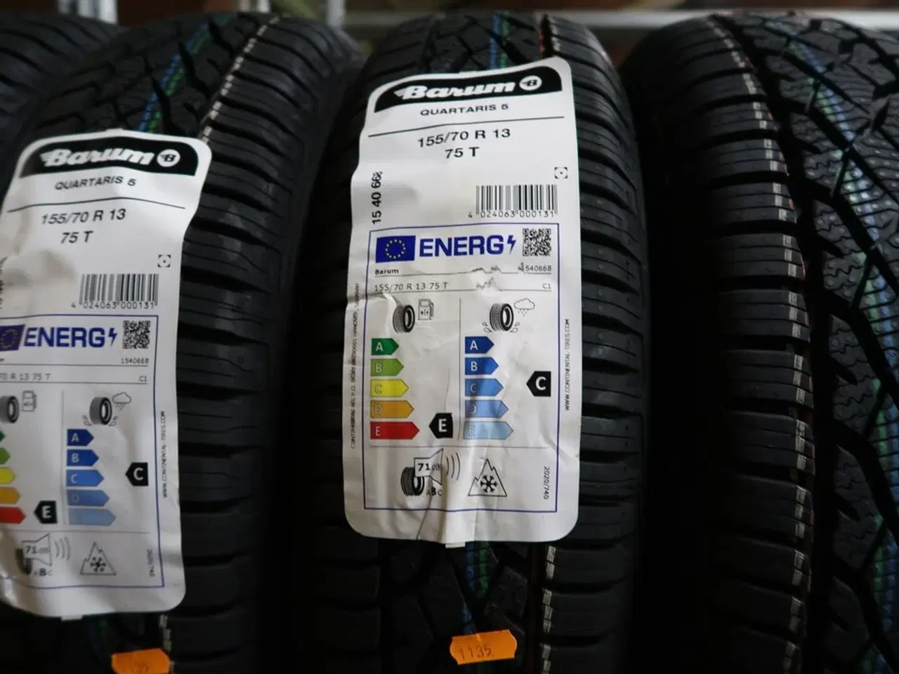 Billede 2 - 4 stk. dæk BARUM 155/70R13 75T