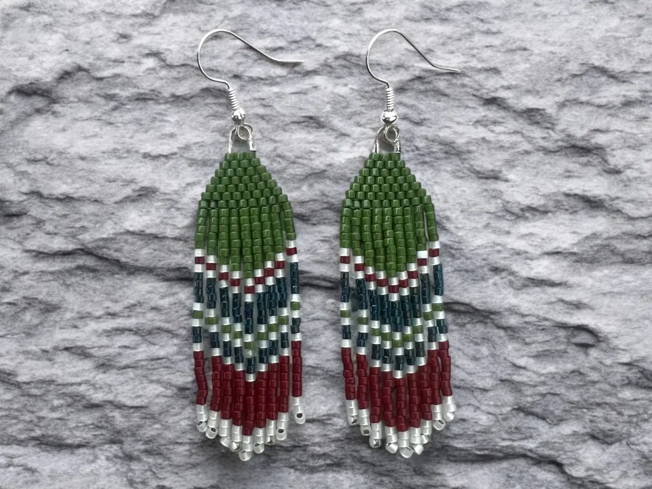 Billede 4 - Grønlandske øreringe, håndlavede 