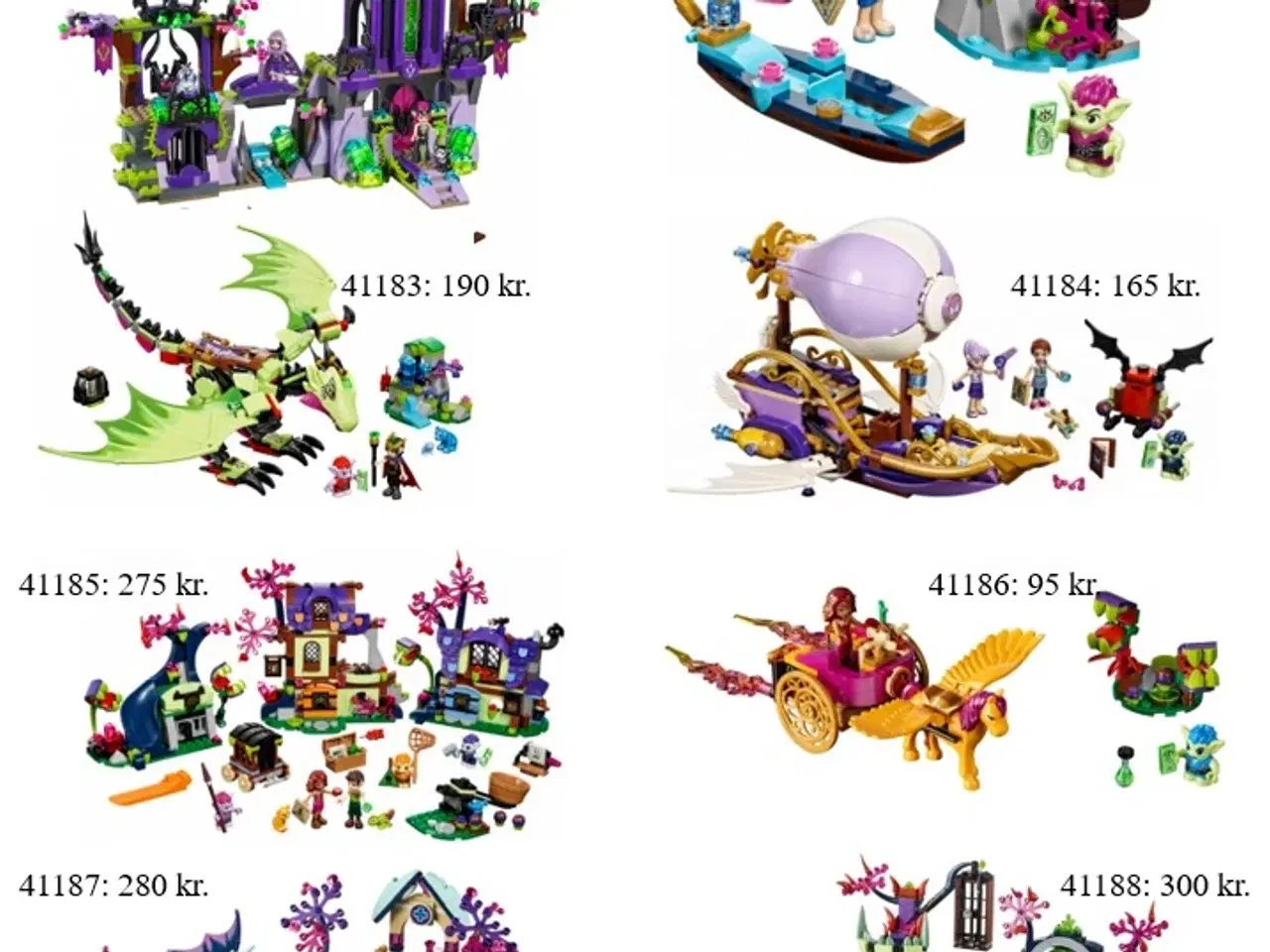 Billede 1 - Lego Elves 41181-183-184-185-186-187-188