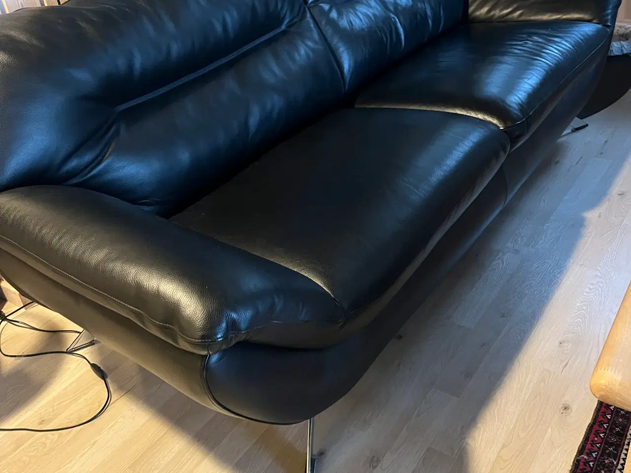 Billede 1 - Semi Anilinlæder sofa