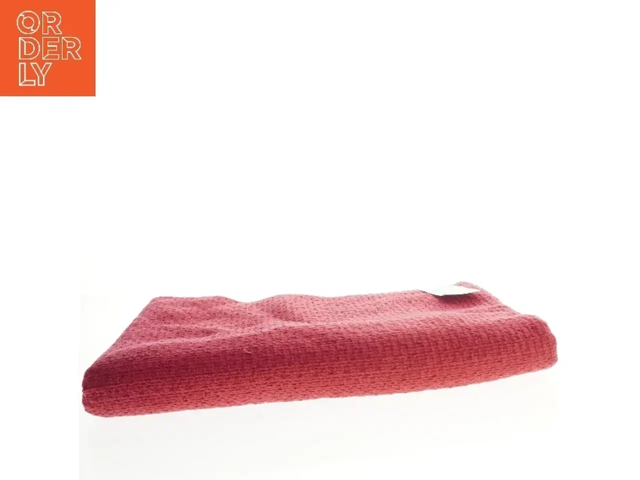 Billede 2 - Rødt bomulds tekstil (str. 200 x 130 cm)