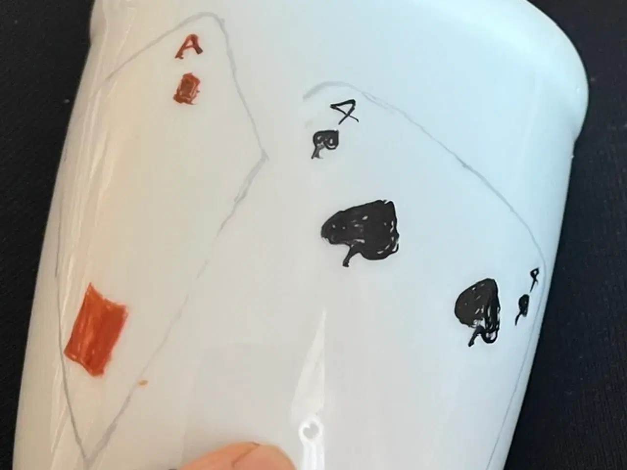 Billede 3 - Retro Bodum nr. 16 krus – Spillekort-motiv
