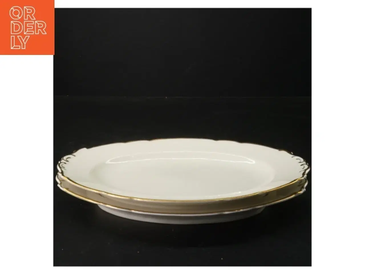Billede 1 - Porcelæns fade fra KPM (str. 24,5 x 17 cm)
