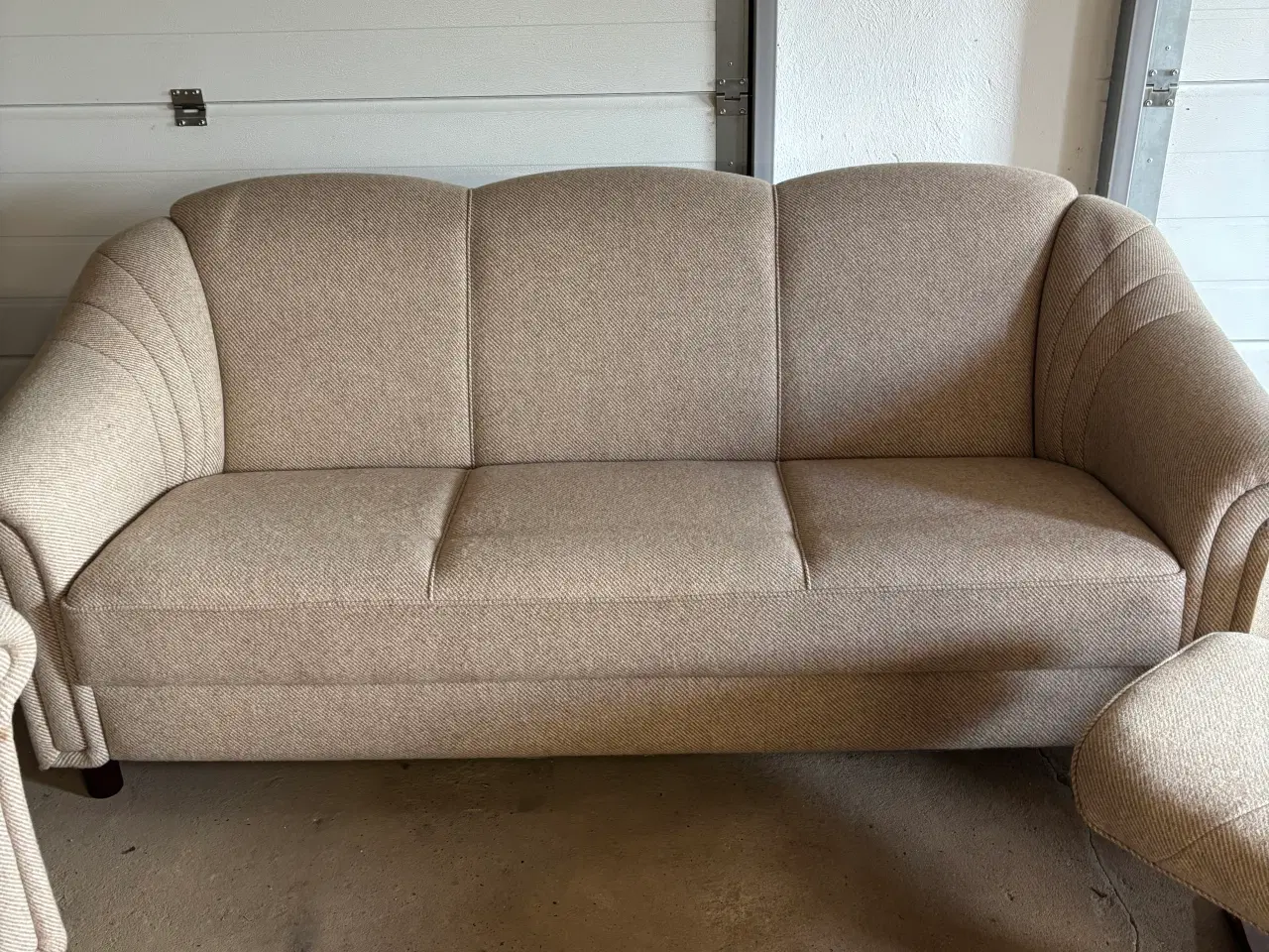 Billede 4 - Sofagruppe 3 Pers. + 1 + 1 drejestol m/skammel