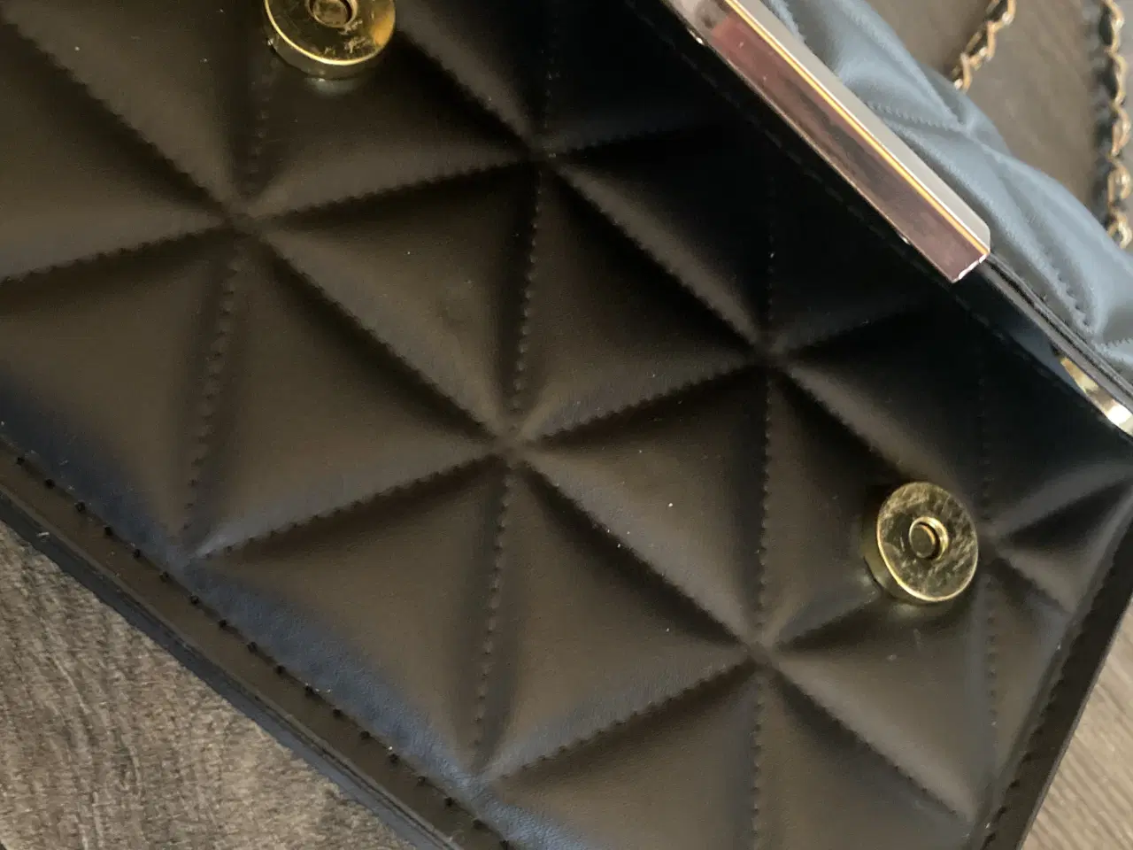 Billede 3 - Skuldertaske kunstlæder sort