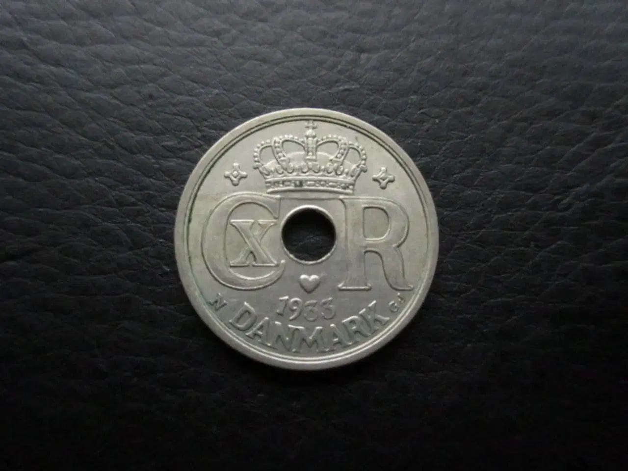 Billede 1 - Danmark 25 øre 1933 flot kv. 1+