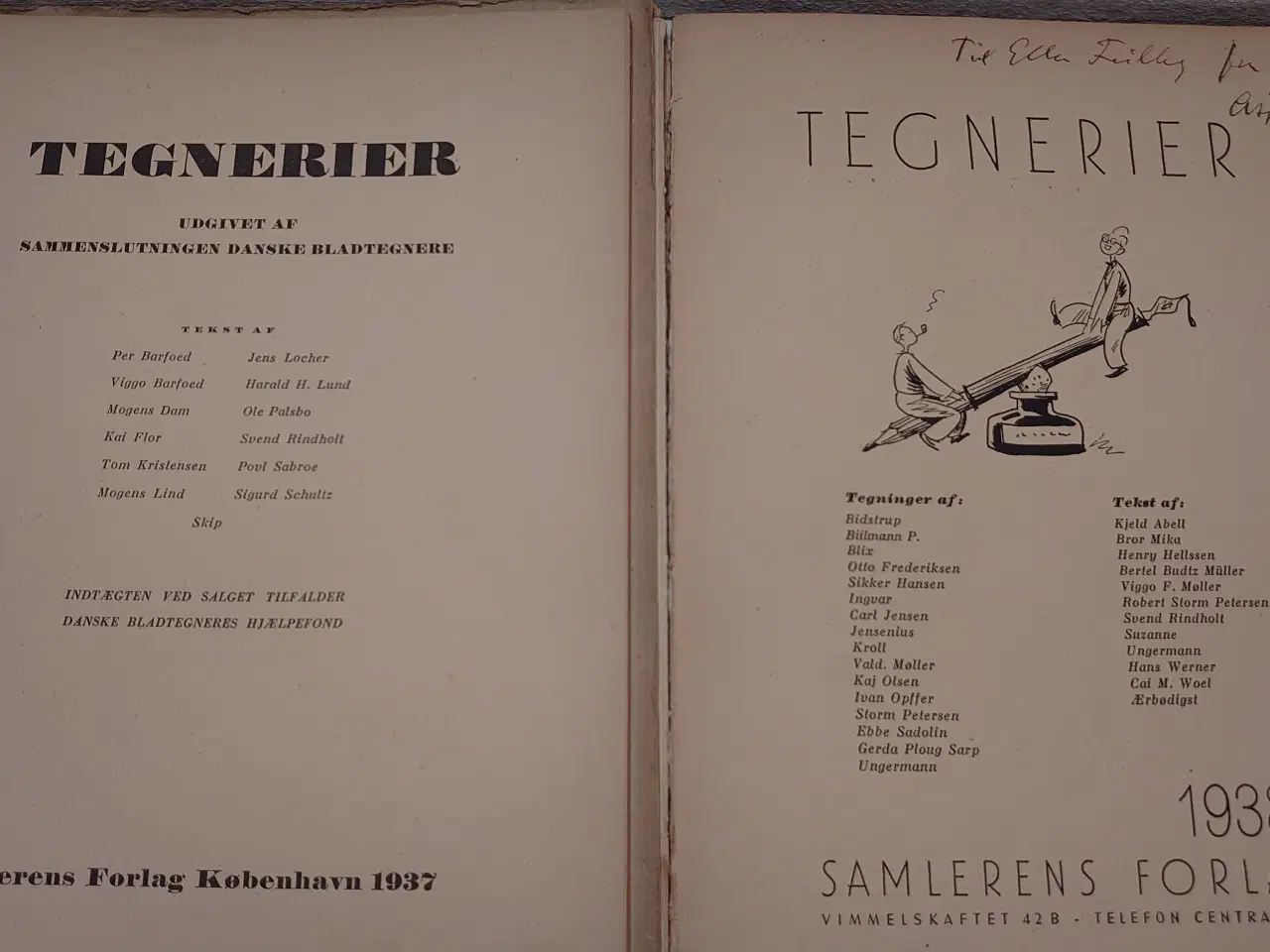 Billede 4 - Tegnerier: 3 årgange. 1937, 1938 og 1953.
