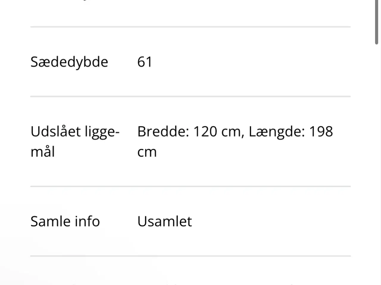 Billede 3 - Ny sovesofa 