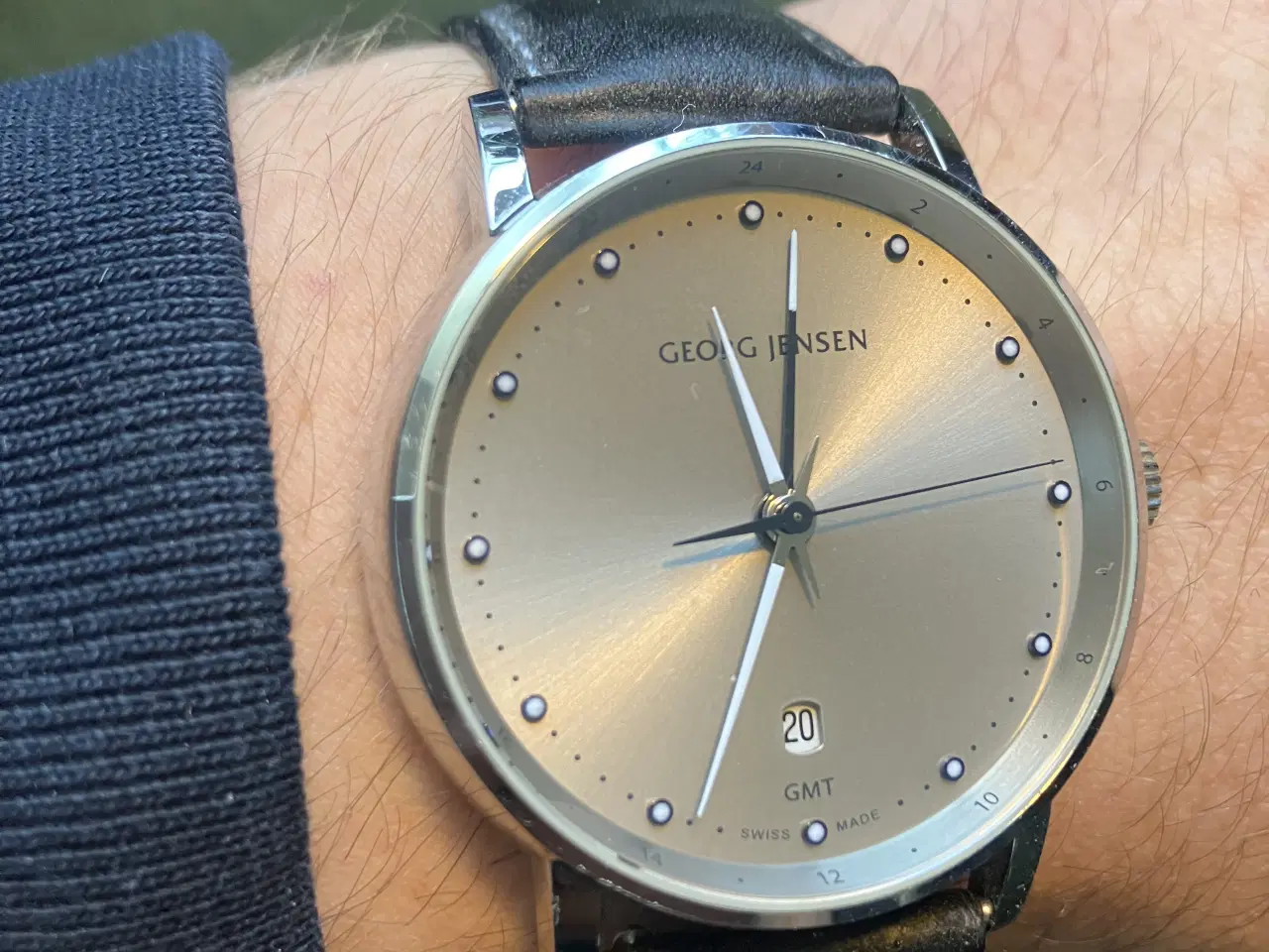 Billede 5 - Georg Jensen armbåndsur Dual Time 519