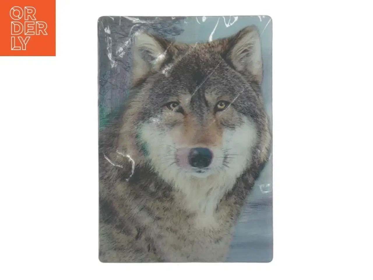 Billede 1 - Køleskabsmagnet med ulv fra Wild Republic (str. 9x6 cm)