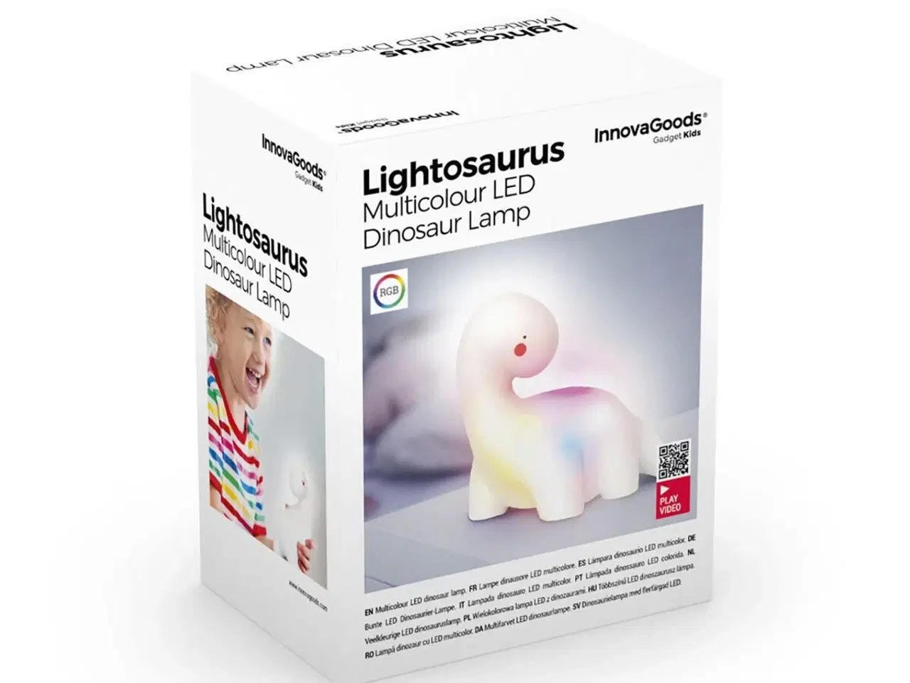 Billede 5 - Dinosaur multifarvet LED-lampe Lightosaurus InnovaGoods