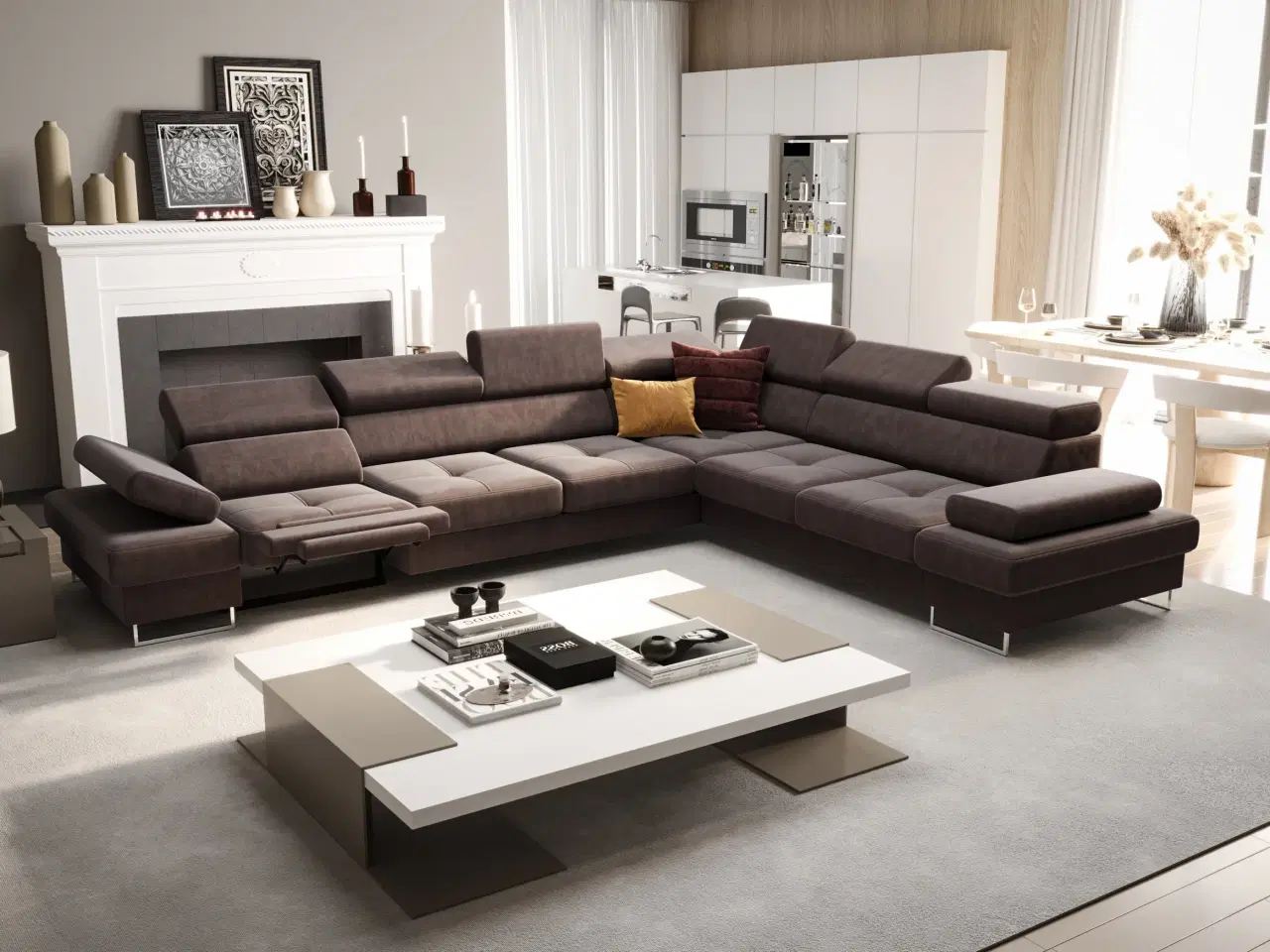 Billede 3 - GALAKSE MAX RELAX HJØRNESOFA 280x350
