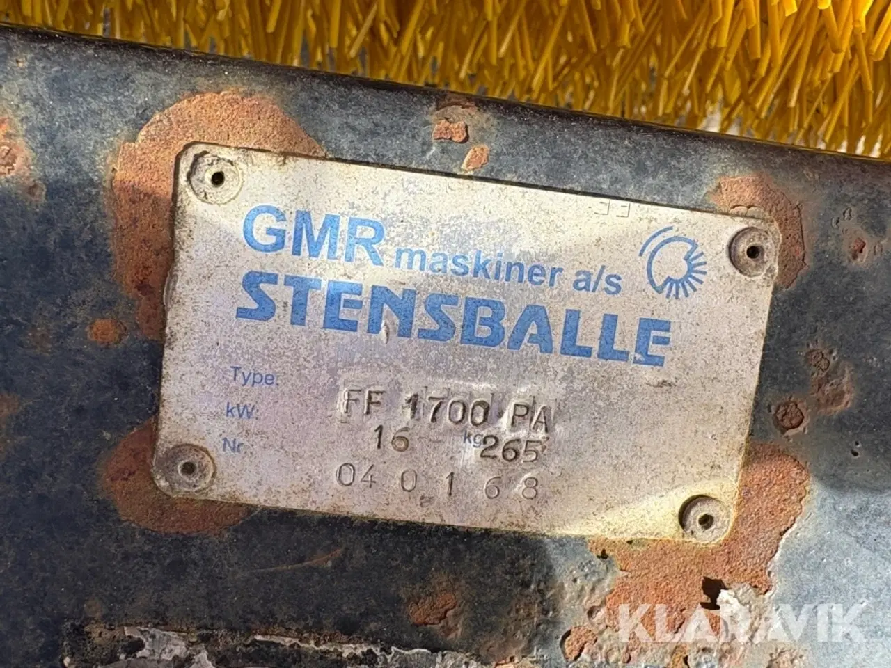 Billede 5 - Kost med hydraulik og PTO Stensballe FF1700PA