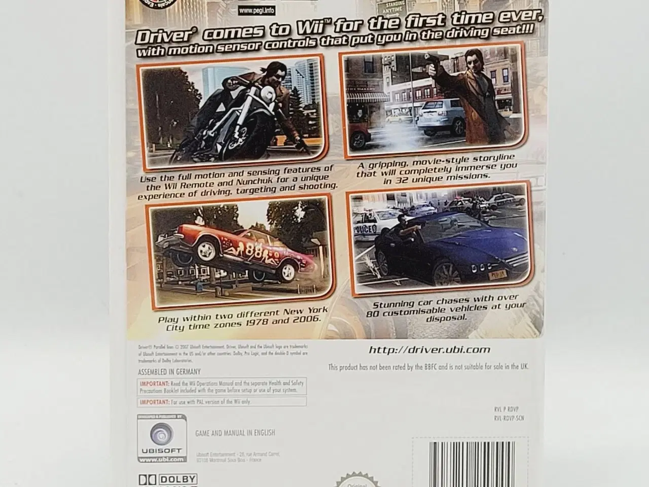 Billede 3 - ⭐️ Wii: Driver: Parallel Lines