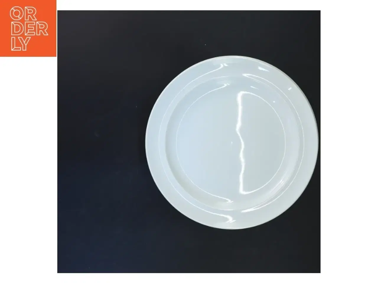 Billede 2 - 6 Royal Copenhagen hvidpot spisetallerkner (str. Ø 24 cm)