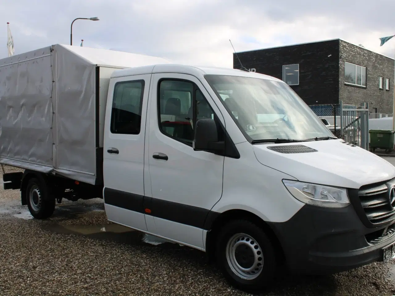 Billede 2 - Mercedes Sprinter 316 2,2 CDi A3 Mandskabsvogn m/lad RWD