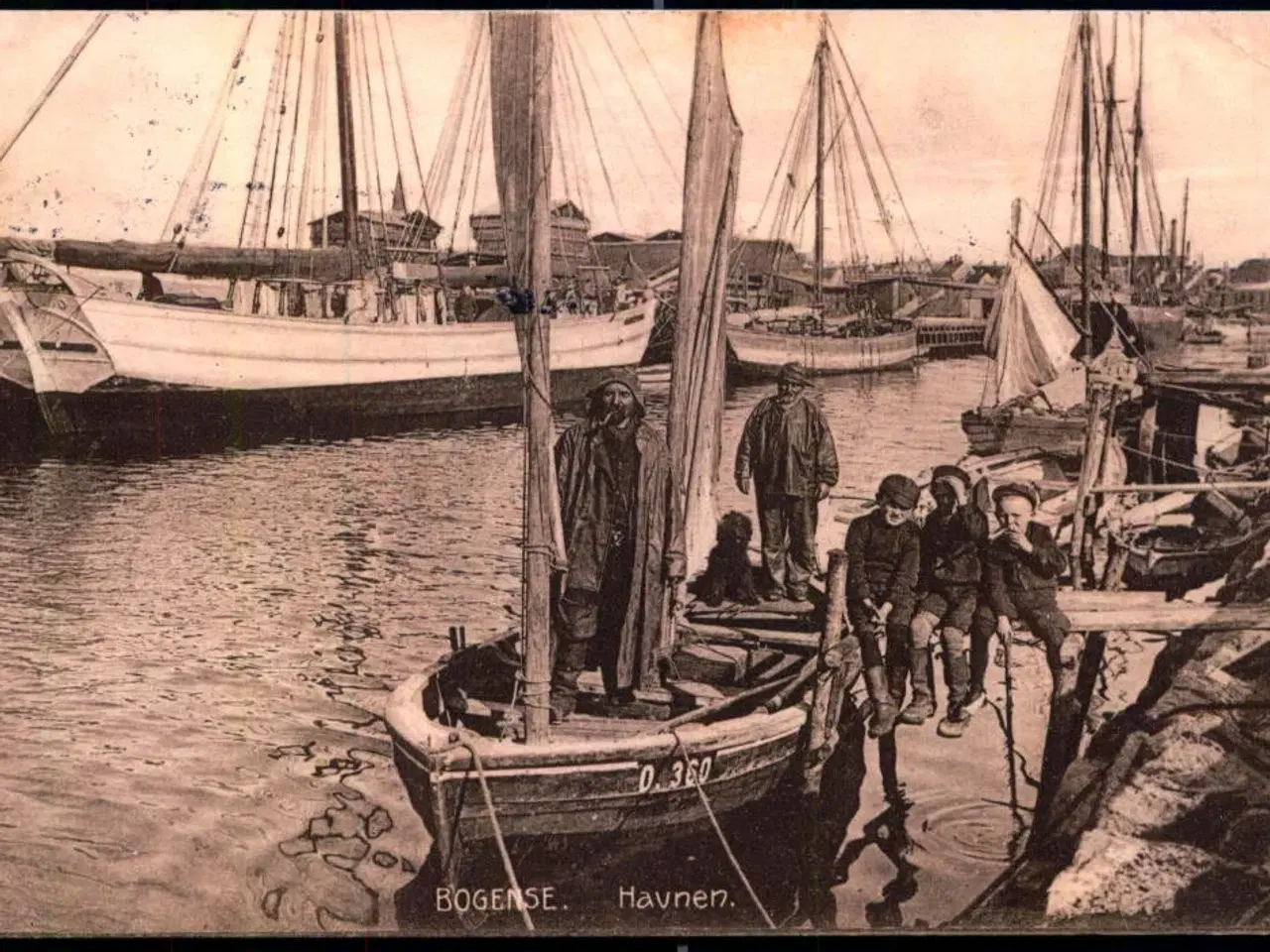 Billede 1 - Bogense - Havnen - Niels Ehlerts Bogh. 21111 - Brugt