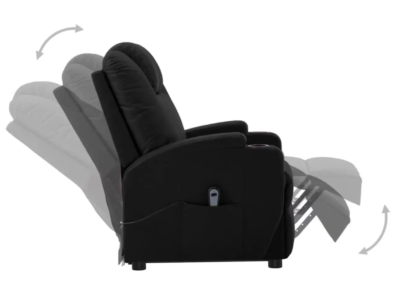 Billede 6 - Løftestol kunstlæder sort
