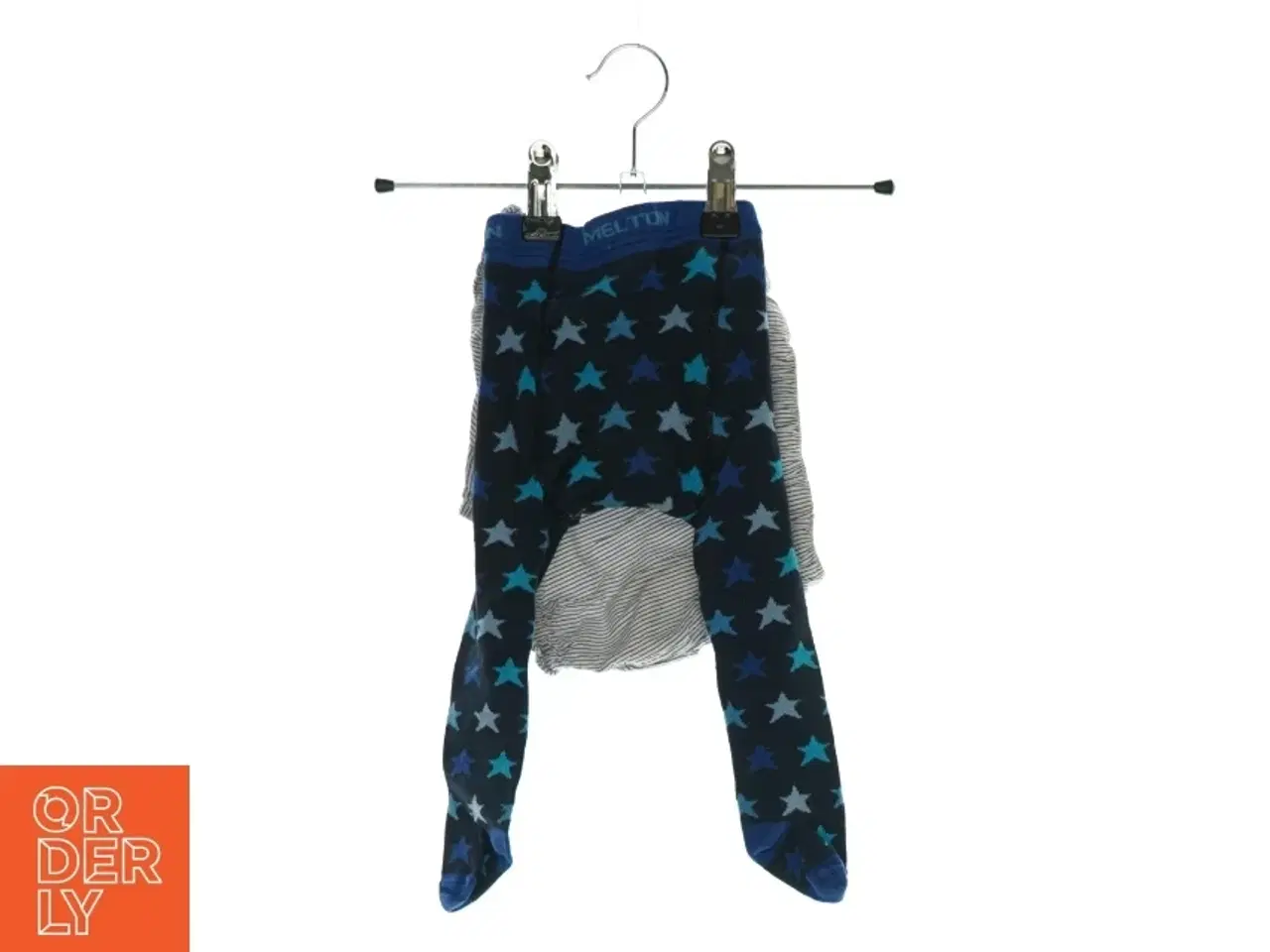 Billede 2 - Shorts fra Hust & Claire og strømpebukser fra Melton (Str. 86)