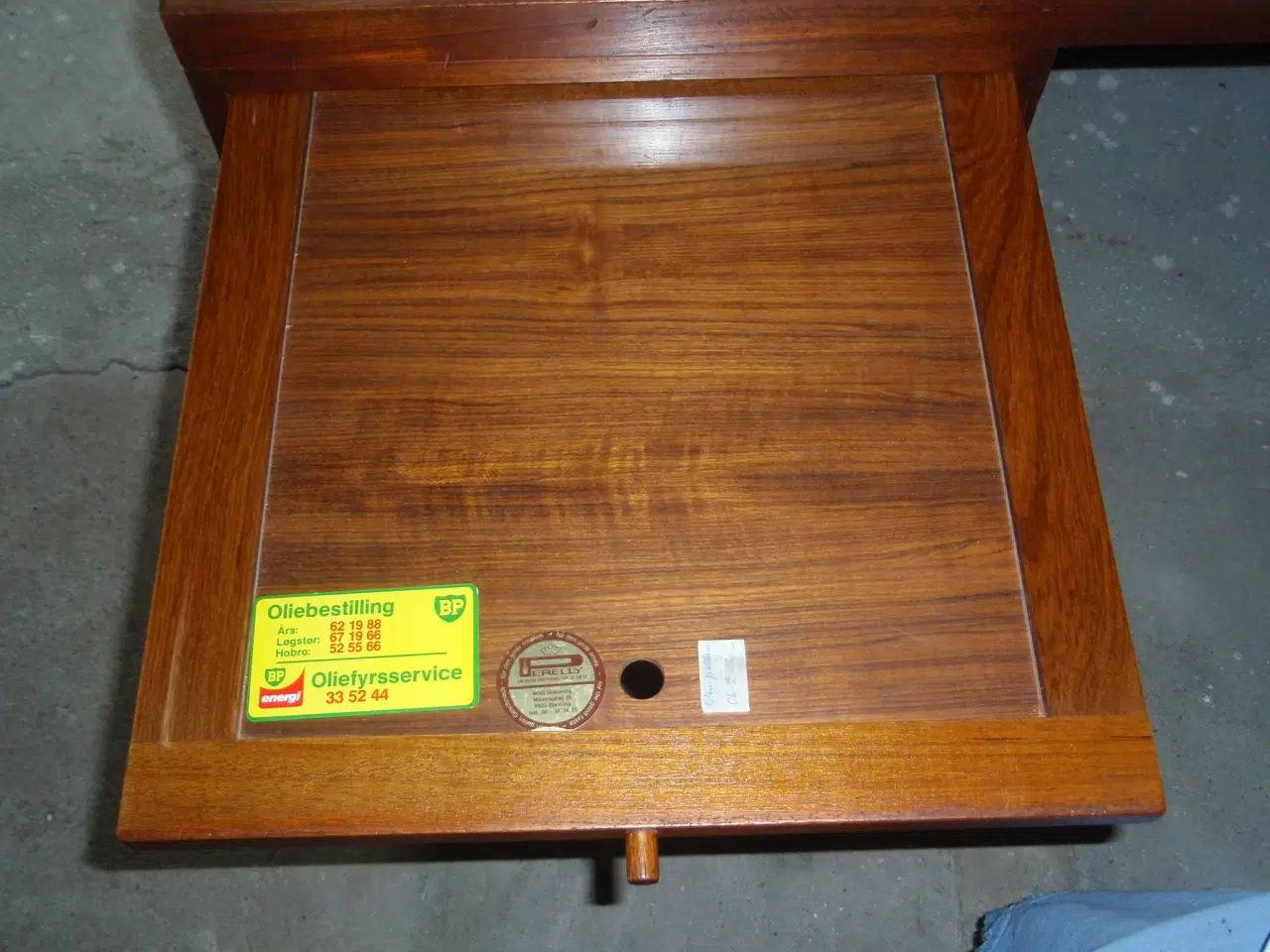 Billede 4 - Gl. unik Teak konference skrivebord