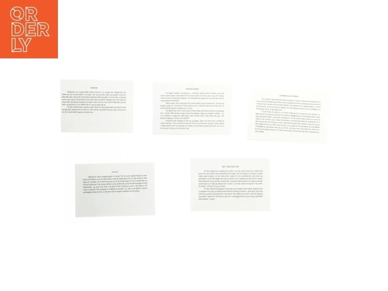 Billede 2 - 5 stk illustrationskort (str. 5 stk 15x10 cm)