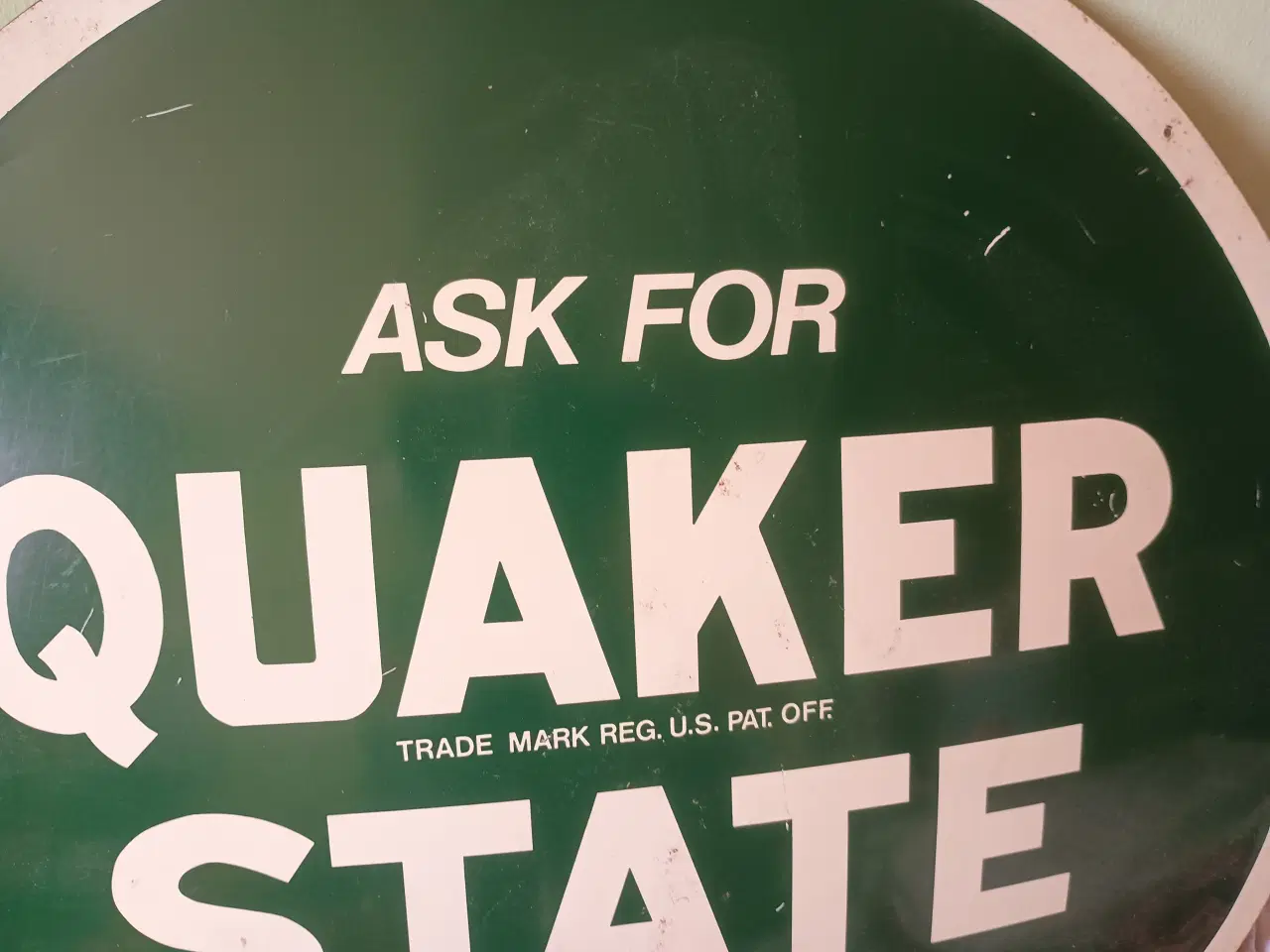 Billede 2 - Quaker State Motor Oil skilt 