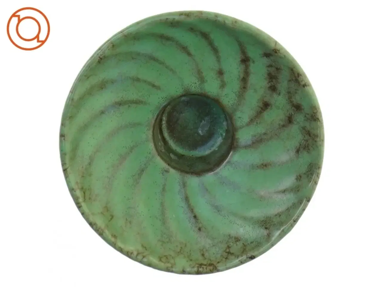 Billede 3 - Gammel opsats / lysestage i stentøj fra Fom 953 Dek 41. Nummereret.