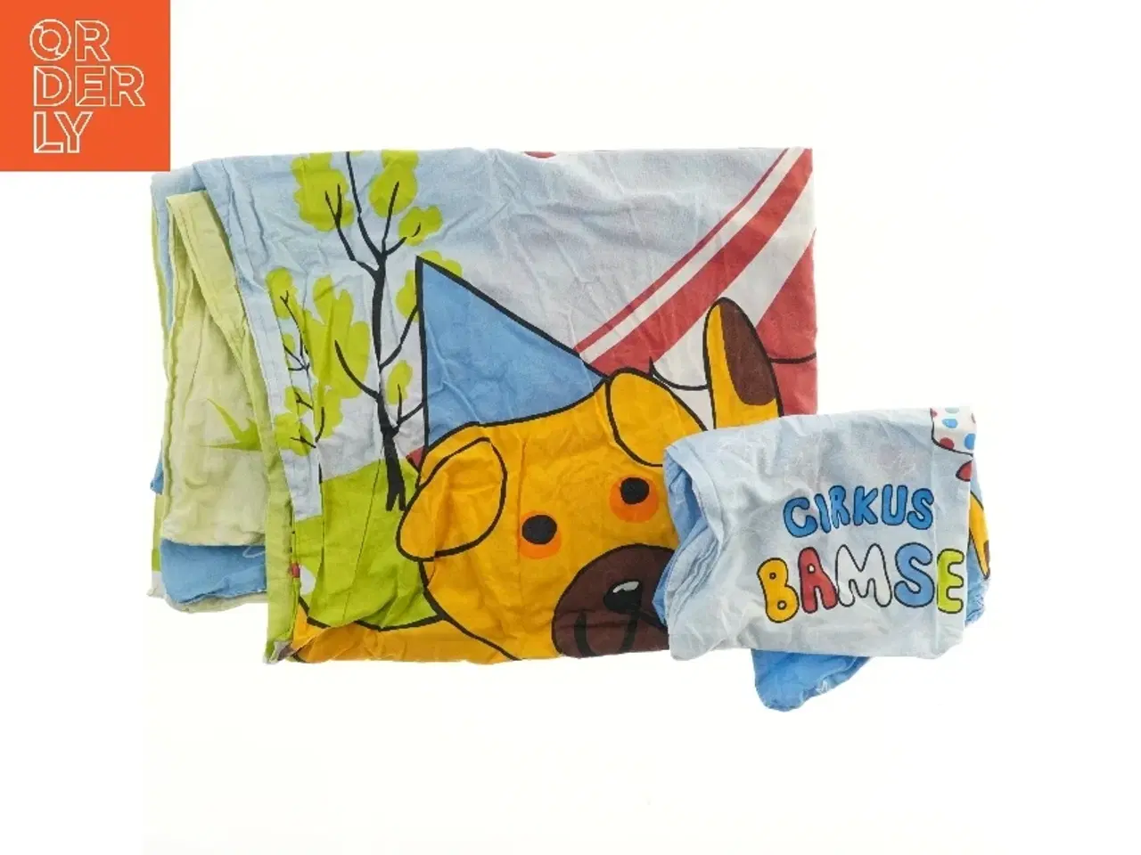 Billede 1 - Sengesæt Cirkus Bamse (str. 42x36 & 93x128 cm)