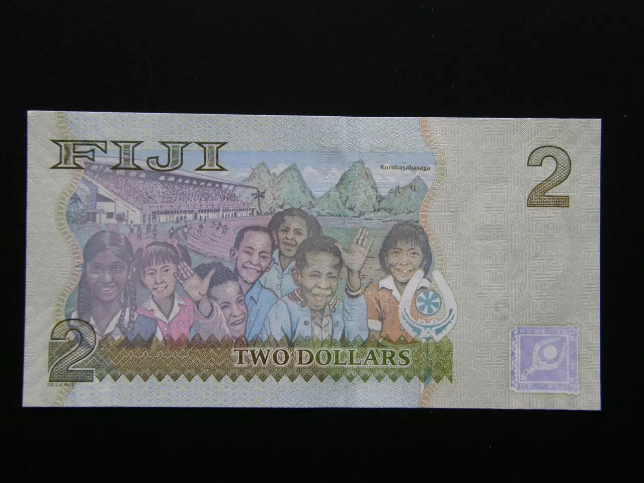 Billede 2 - Fiji  2 Dollars 2007  P109  Unc.