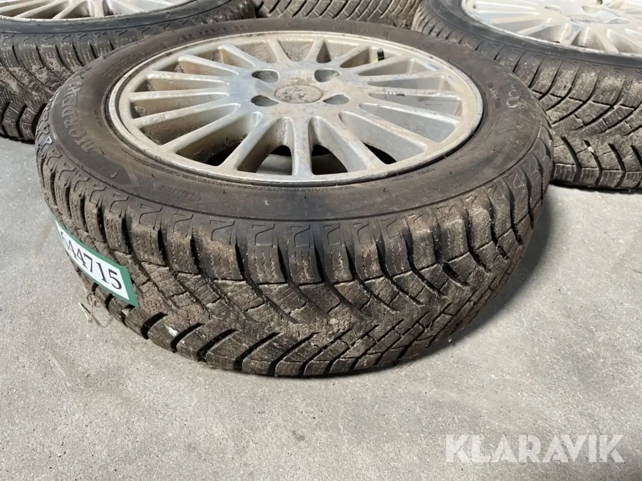 Billede 9 - Komplet hjul Volvo med vinterdæk 195/55R16