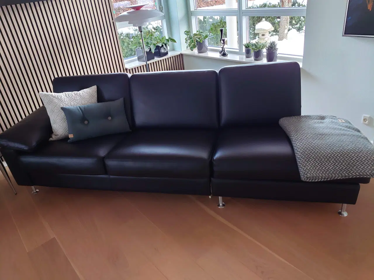 Billede 2 - Lædersofa fra Skalma