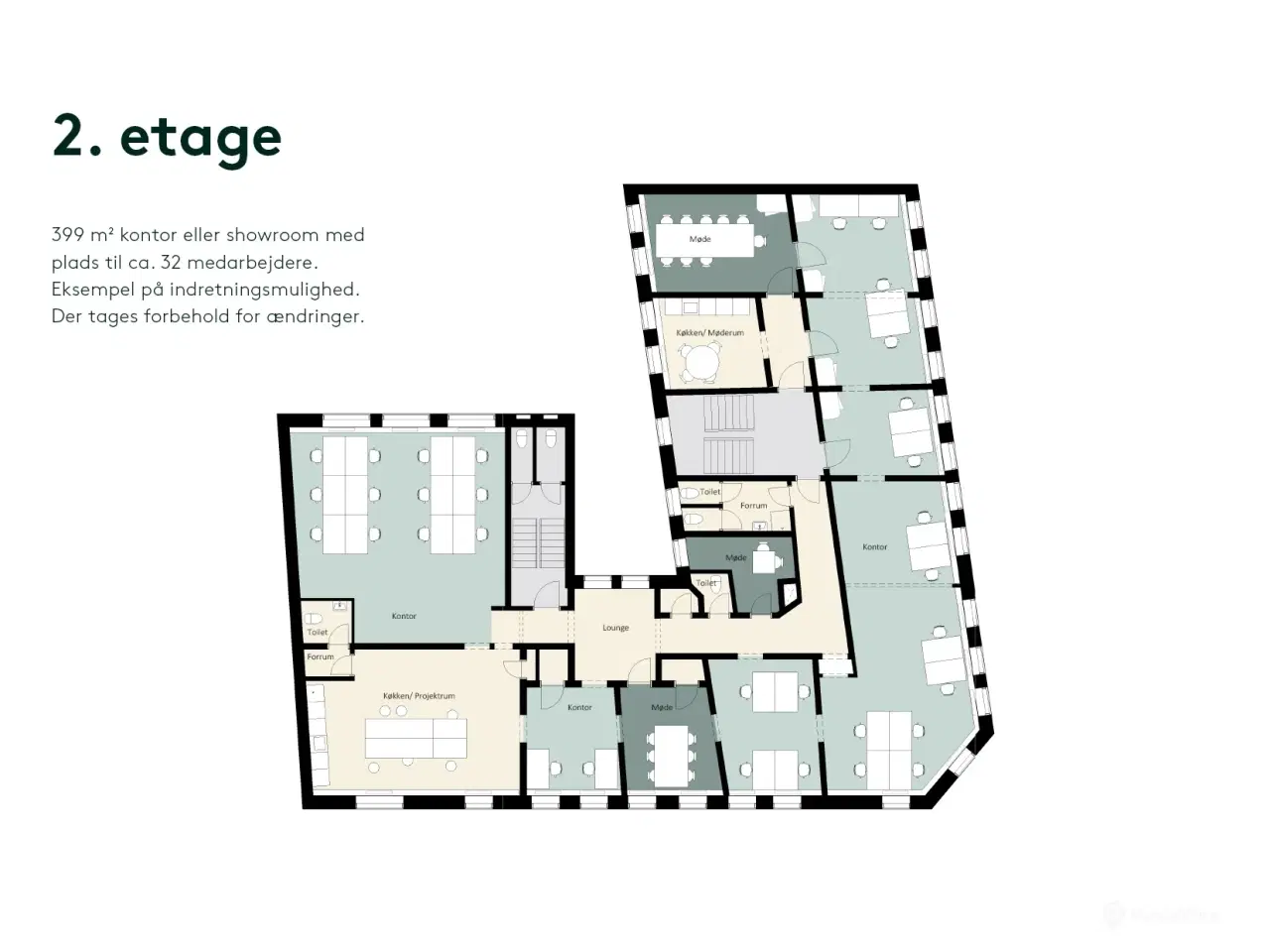 Billede 15 - Nyistandsat, lyst og lækkert kontor på 399 m² i Vestergade