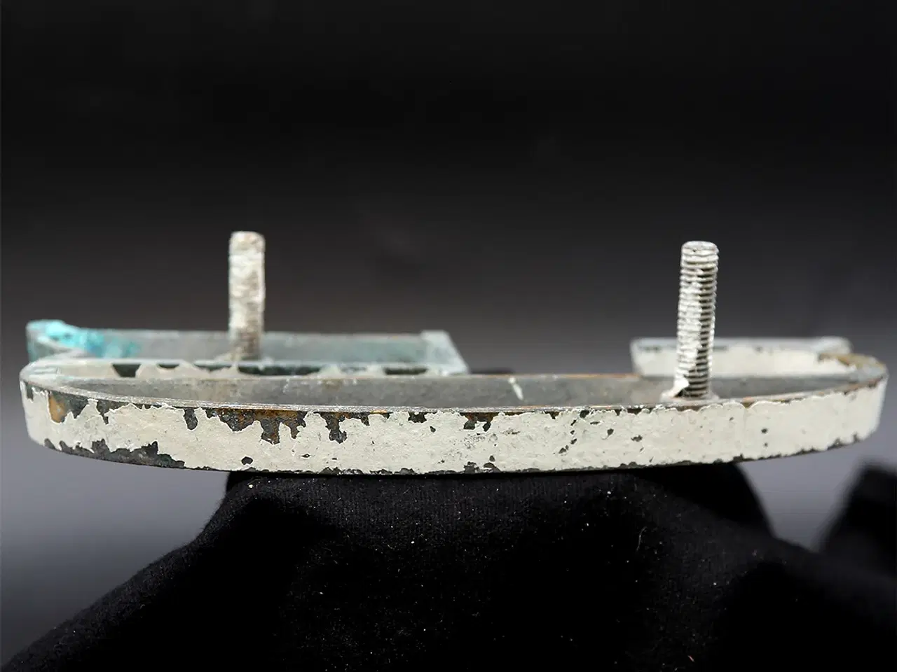 Billede 5 - Messing facadebogstav “G” – rå patina