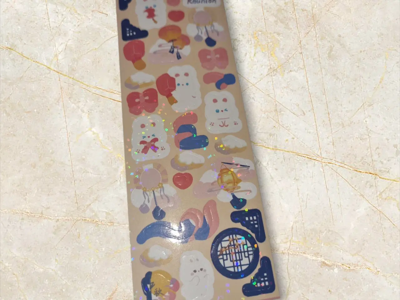 Billede 1 - Festlige klistermærker til fejring af gensyn og gl