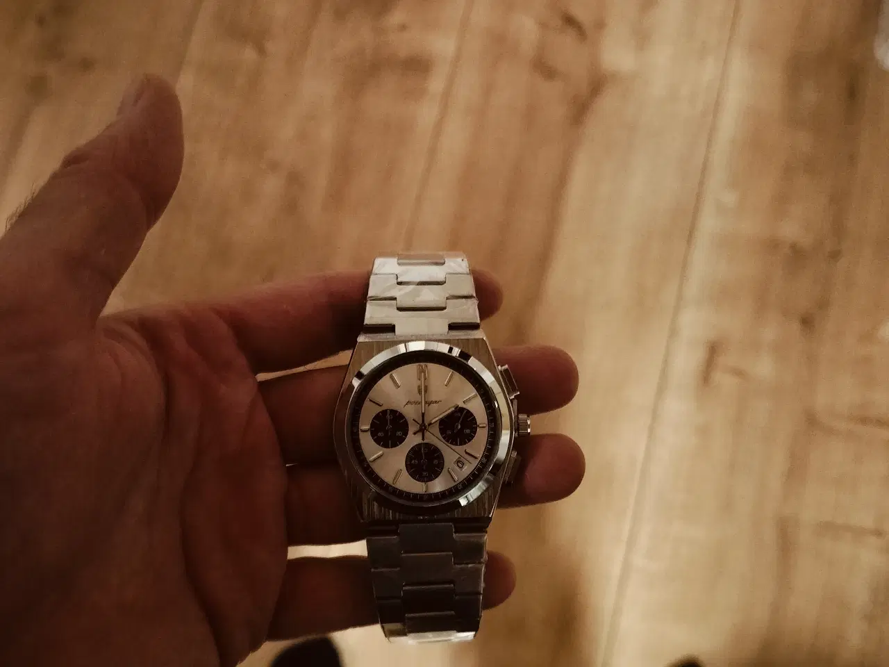 Billede 5 - Herreur med chronograf. Stål/Sort