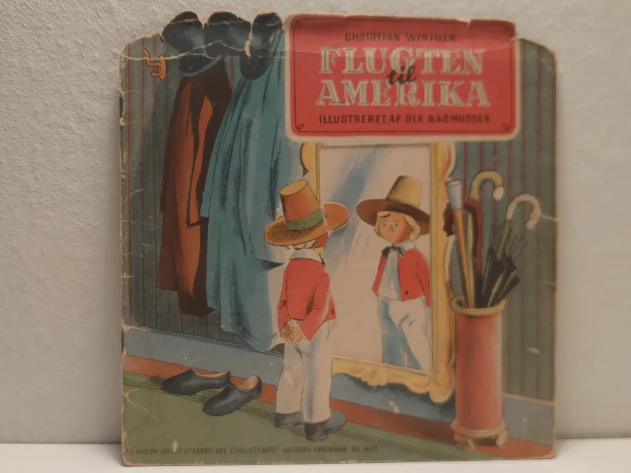 Billede 1 - Chr. Winther: Flugten til Amerika. A. Holst 4257