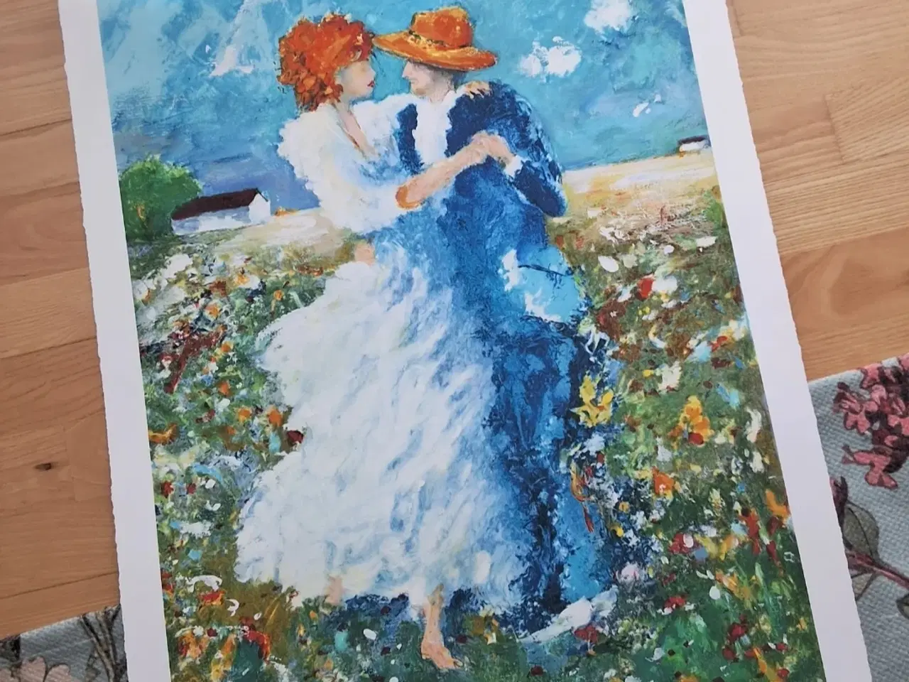 Billede 1 - Utrolig smukt, unikt litografi af svensk kunstner