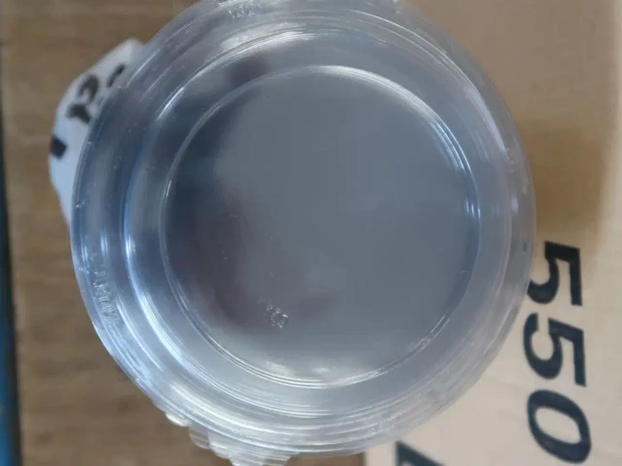 Billede 3 - 2 kasser (400 pr. stk.) Låg  til  madbakker    DUNI  550 CC PP KAPAK