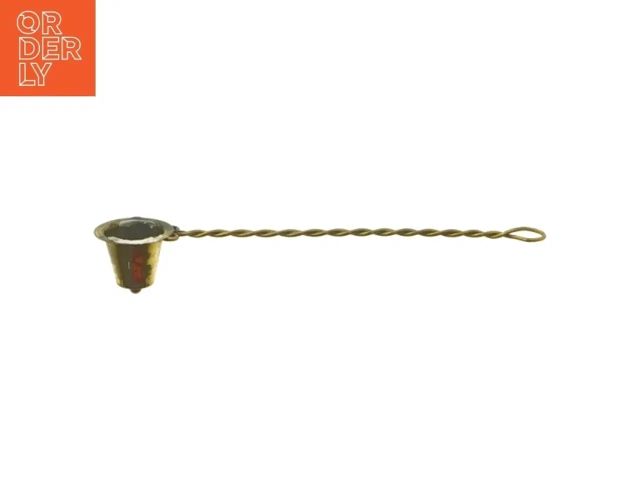 Billede 1 - Messing lyseslukker (str. 21,5 x 3,8 x 3 cm)