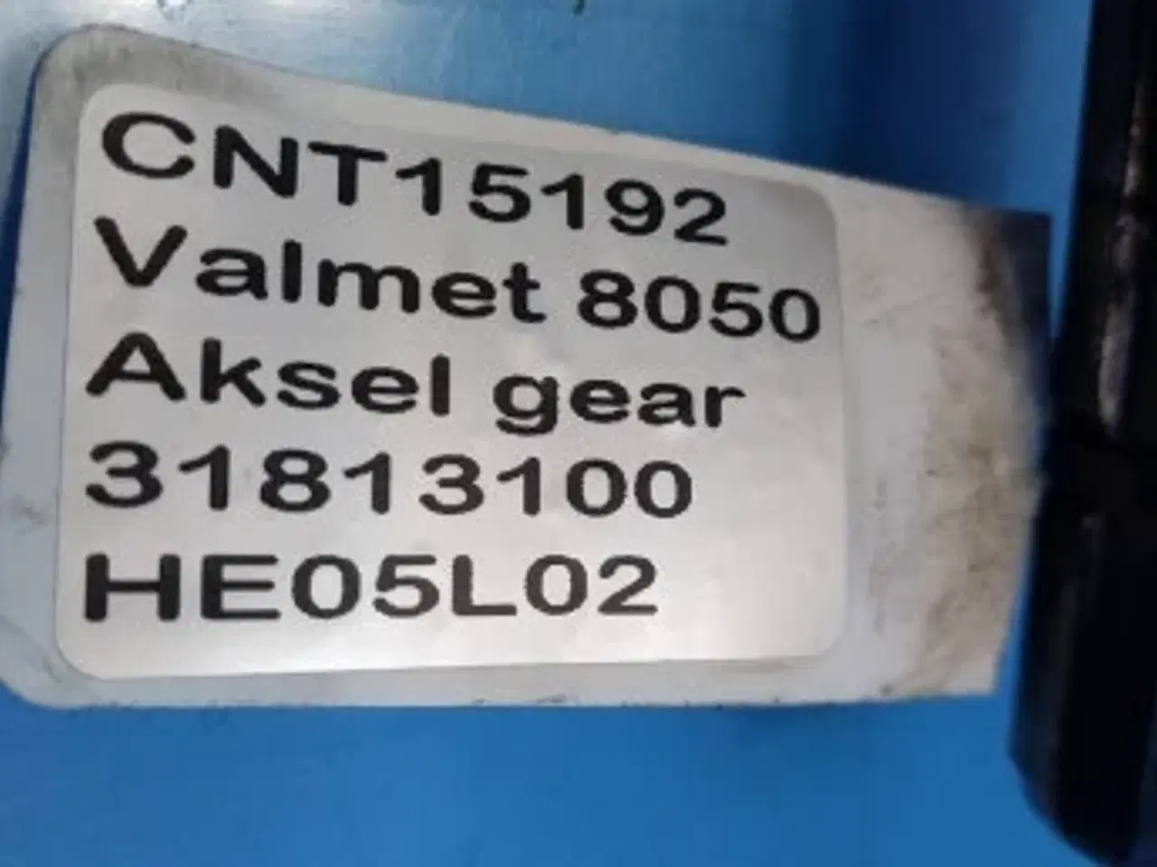 Billede 10 - Valmet 8050 Gear Aksel 31813100