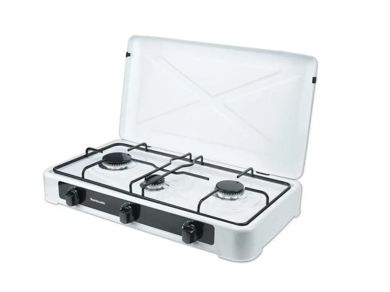 Billede 2 - Gasbordkomfur Ravanson K-03TB – 3 kogezoner, hvid, 60 cm