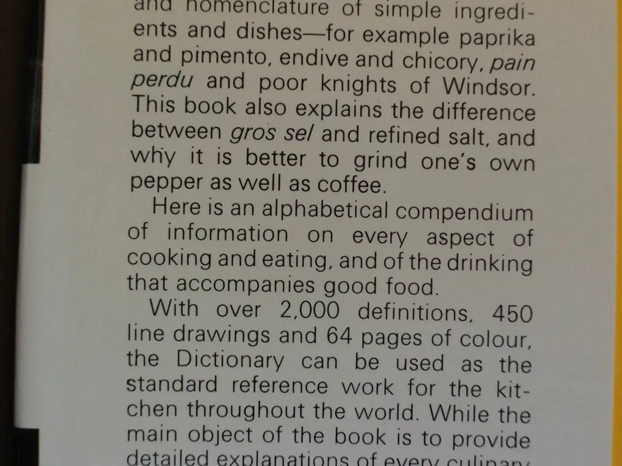 Billede 2 - a dictionary of gastronomy, by andre l. simon and 