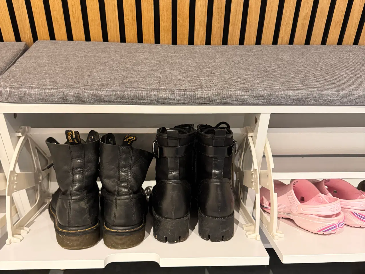 Billede 4 - 2 stk skobænke 