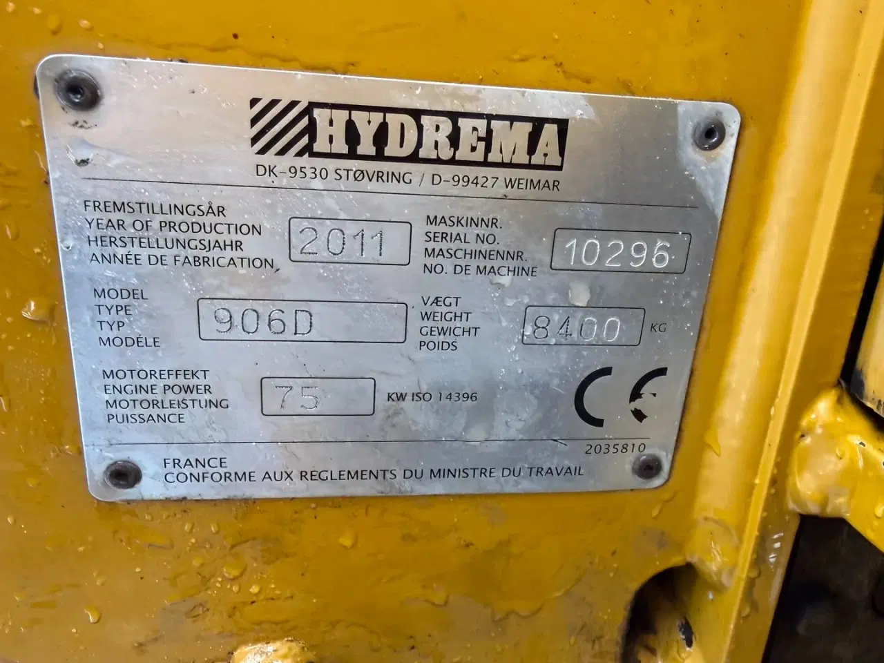 Billede 12 - Hydrema 906D ESD Dobbeltcommand - Udskud på bagarm