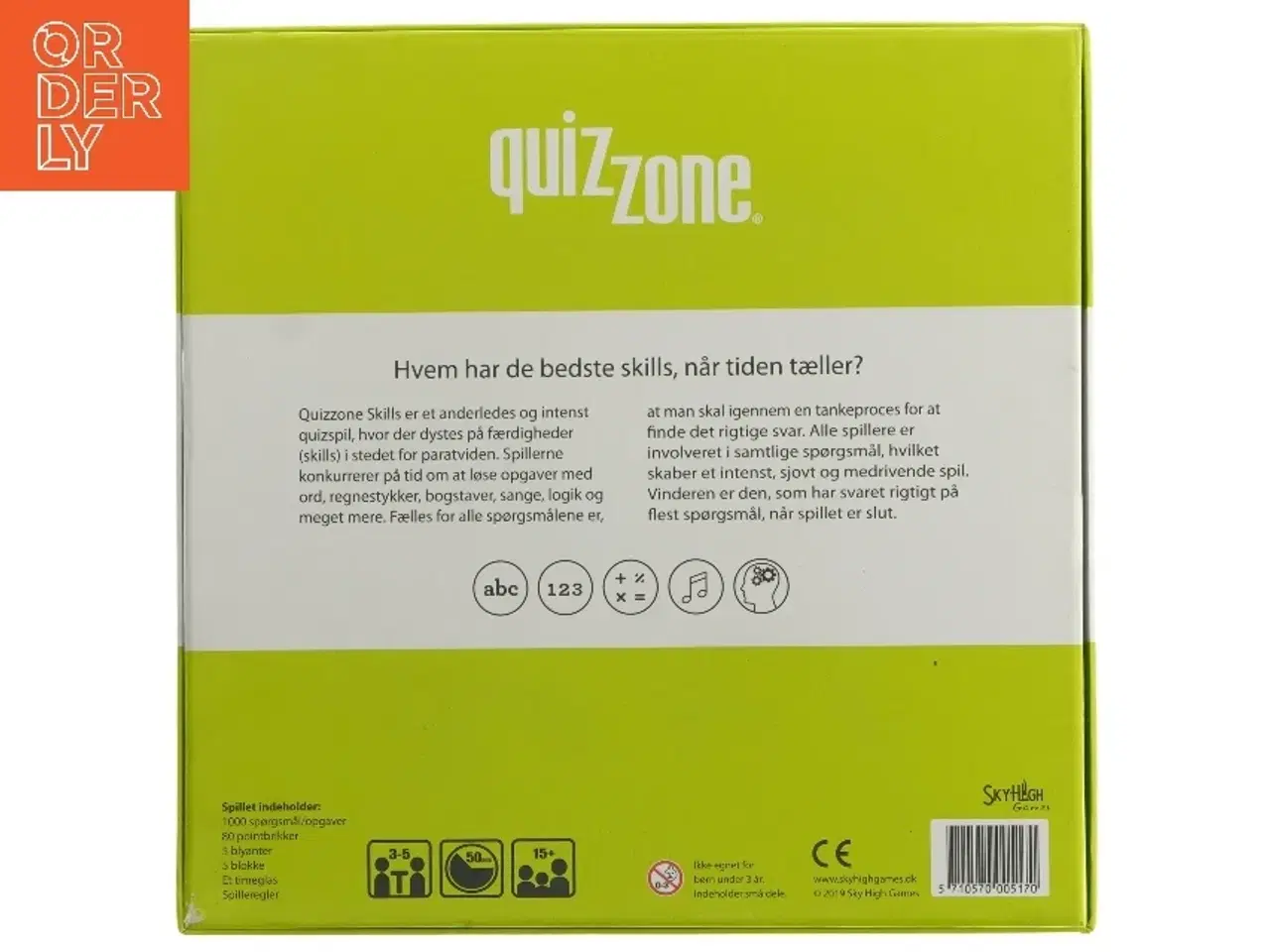 Billede 3 - Quizzone Skills brætspil (str. 27x27 cm)