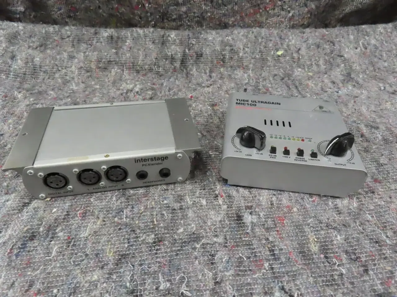 Billede 1 - Forforstærkere - INTERSTAGE PCXtender - BEHRINGER TUBE ULTRAGAIN MIC100 (MOMSFRI)