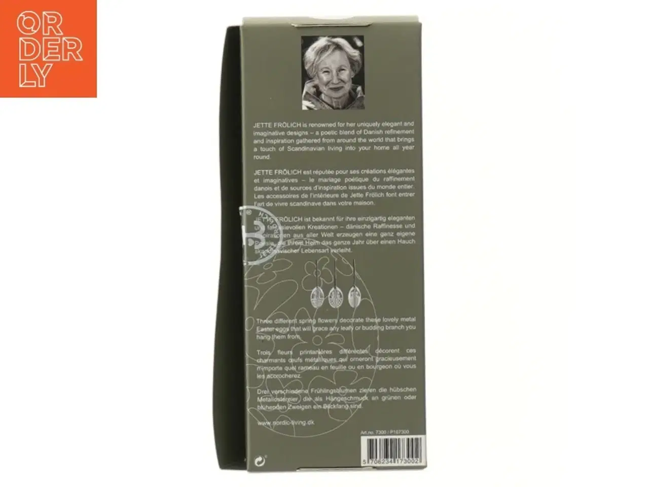 Billede 2 - Påskeæg dekoration fra Danish Design (str. 3 stk 6 cm)